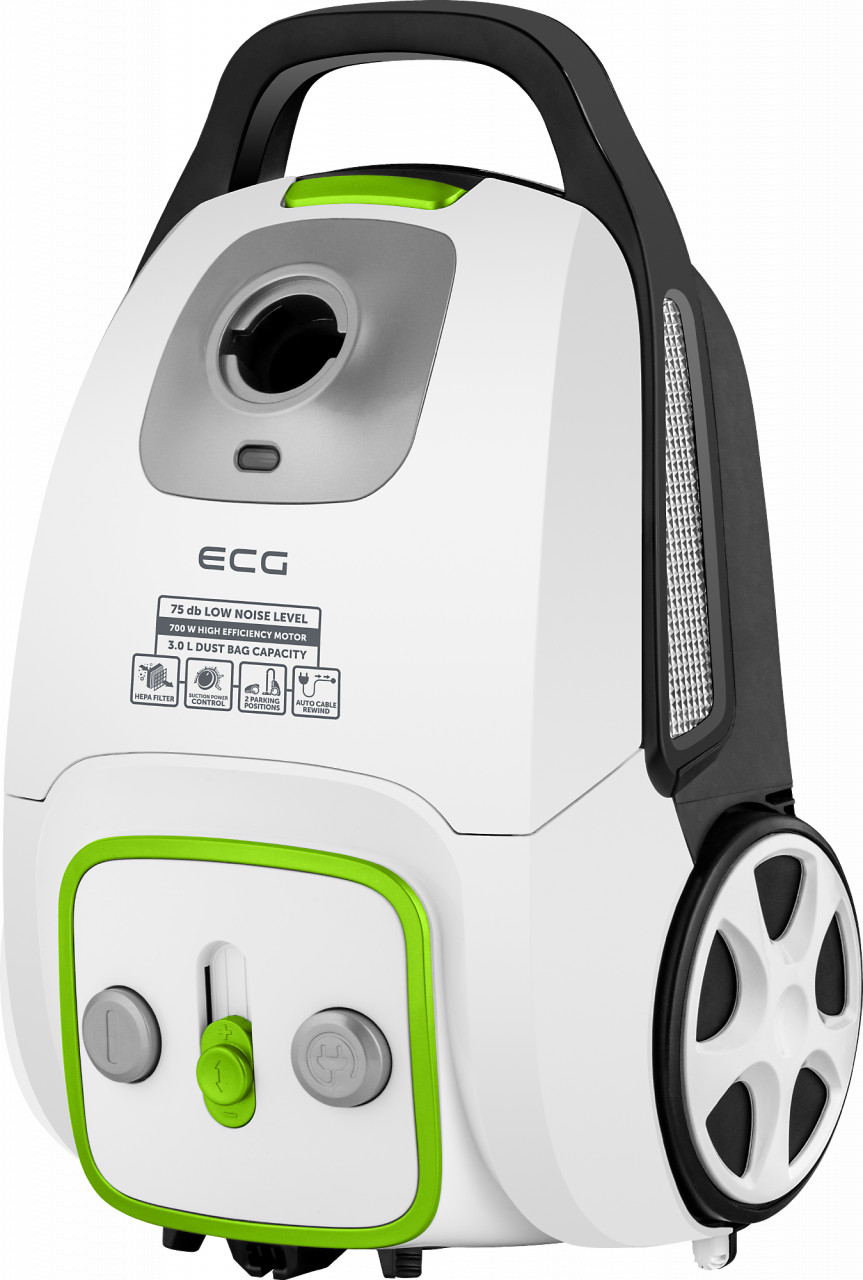 Aspirator cu sac textil ECG VP S3010, 700W, capacitate colectare 3 L, filtru HEPA 11 - imagine 2