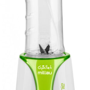 Blender Smoothie maker GALLET MILLAU MS590, 350 W, bol 600 ml BPA free, alb cu verde