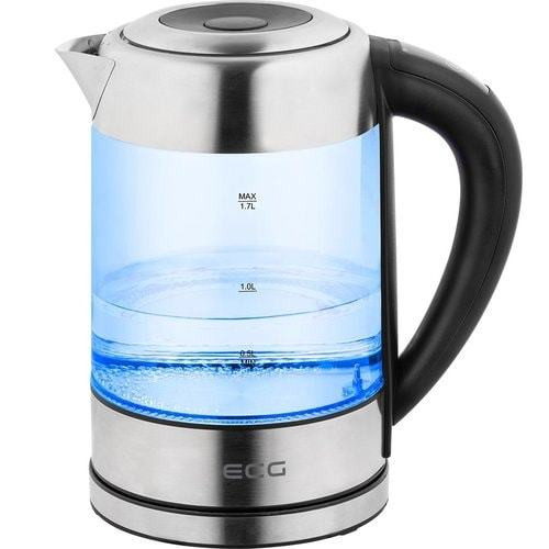 Cana fierbator din sticla ECG RK 1777 iluminare colora, 1,7 L, 2200 W, LED - imagine 4