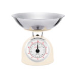 Cantar mecanic de bucatarie ETA Storio 5777 BEJ, 5 kg, precizie 25g, vas 5 L din otel inoxidabil