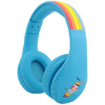 Casti audio fara fir pentru copii GoGEN Decek, Bluetooth 5.2, volum limitat, albastru