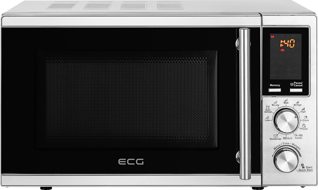 Cuptor cu microunde ECG MTD 2072 GSE, 20L, 700W, Grill, 8 programe - imagine 2