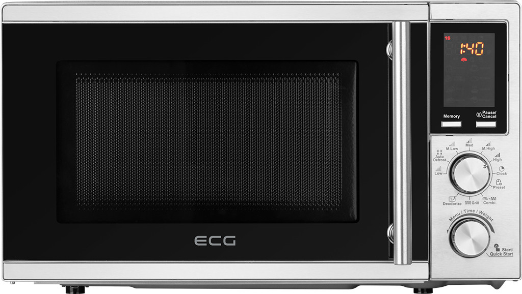 Cuptor cu microunde ECG MTD 2072 GSE, 20L, 700W, Grill, 8 programe - imagine 3