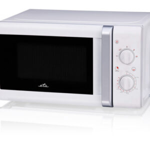 Cuptor cu microunde ETA Klasico 0208 90000 alb, 700 W, 5 niveluri de putere, timer