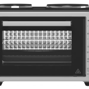 Cuptor electric ECG ETH 3701G, 37 L, putere maxima 2500 W, 2 plite, 40-230 °C, rotisor