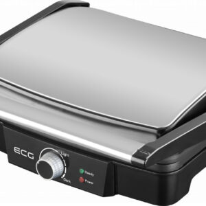 Grill electric ECG KG 100, 2000 W, 3 tipuri de gatire, deschidere 180º