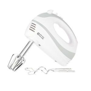 Mixer de mana ECG RS 200, 200 W, 5 viteze, functie Turbo, Alb