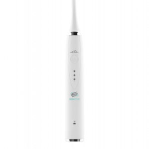 Periuta electrica sonica ETA Sonetic Holiday 4707 90000, dezinfectare UV, 2 capete, alb