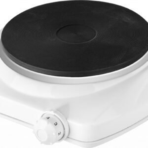 Plita electrica ECG EV 1512, putere 1500 W, 1 ochi 185 mm, culoare alba