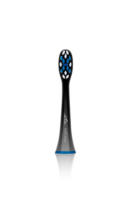 Set 2 capete de schimb ETA 0707 90600 SoftClean pentru periute electrice ETA, fibre moi - imagine 3