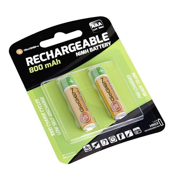 Set baterii reincarcabile GoGEN HR03, 1.2 V, AAA, 2 bucati - imagine 3