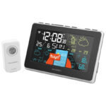 Statie meteo GoGEN ME 3565 SMART, senzor extern Wi-Fi, prognoza 5 zile, aplicatie mobila, negru