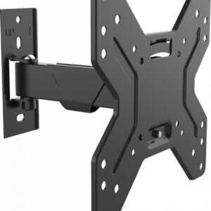 Suport TV de perete ECG LD 174202, 17"- 42" (43 - 106 cm), rotire 90°, inclinare 2°-15°, 25 kg, VESA