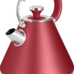 Fierbator electric ECG RK 1708 Tradizione Corsa, 2200 W, 1.7 litri, conector Strix, rosu mat