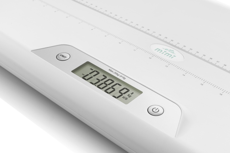 Cantar electronic pentru bebelusi ETA MIMI 7306 90000, 20 Kg, TARA, aplicatie mobila AiLink, alb - imagine 4
