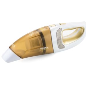 Aspirator de mana ETA Verto II 1423 90000, baterie Ni-Mh 9,6 V, filtru HEPA, alb-auriu