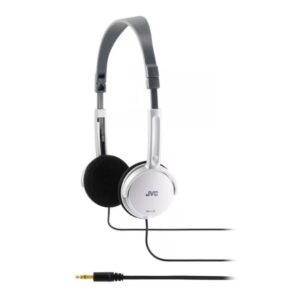 Casti audio JVC HA-L50-WE, Cu fir, On-ear, design elegant, alb