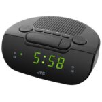 Radio cu ceas JVC RA-E111B, tuner digital FM