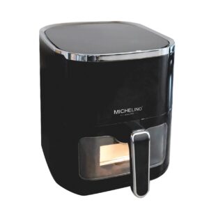 Friteuza cu aer cald 138748 Michelino, 5 litri, 1450 W, 80 °C - 200 °C, 12 programe presetate, negru