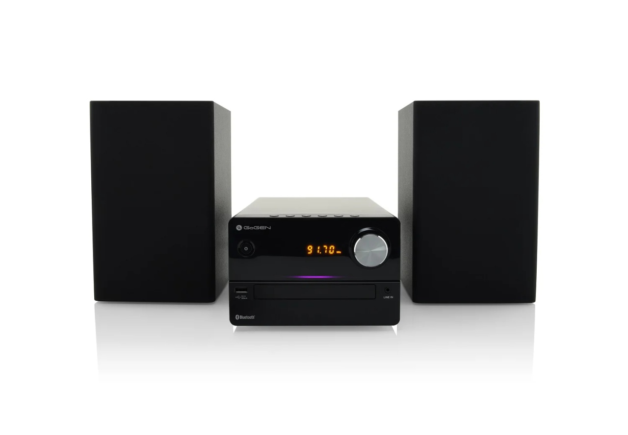 Microsistem audio GoGEN MSC 372 BT U, 2 x 15 W, CD, FM, Bluetooth, MP3, LCD, USB, negru - imagine 5