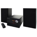 Microsistem audio GoGEN MSC 372 BT U, 2 x 15 W, CD, FM, Bluetooth, MP3, LCD, USB, negru