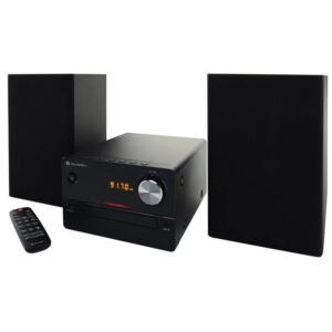 Microsistem audio GoGEN MSC 372 BT U, 2 x 15 W, CD, FM, Bluetooth, MP3, LCD, USB, negru