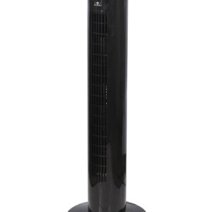 Ventilator turn LENTZ 80042, 45W, 81cm, 3 viteze, oscilatie, negru