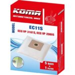 Set saci aspirator EC11S, 5 bucati plus microfiltru universal