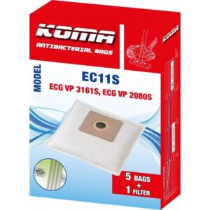 Set saci aspirator EC11S, 5 bucati plus microfiltru universal