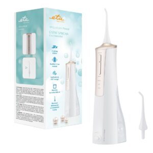 Irigator bucal ETA AquaCare Power 2708 90000, 3 moduri de curatare, rezervor 200 ml, IPX7, alb