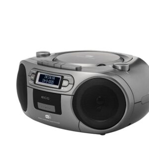 Sistem audio ECG CDR 990 DAB, 2 x 2 W RMS, Radio FM, USB, CD Player, Casetofon MP3, GRI