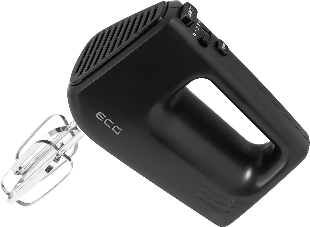 Mixer de mana ECG RS 440 Black Lite, 400 W, 5 viteze, functie TURBO, 2 teluri si 2 carlige, negru - imagine 4
