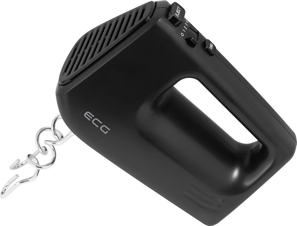 Mixer de mana ECG RS 440 Black Lite, 400 W, 5 viteze, functie TURBO, 2 teluri si 2 carlige, negru - imagine 7