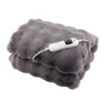 Patura cu incalzire electrica ETA632590000 Bubble, 130x160 cm, 120W, 30-45 °C, 9 niveluri de temperatura, temporizator, gri