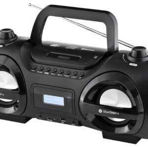 Radio FM cu CD și Bluetooth GoGEN CDM 425 BTDAB, 25 W, MP3, USB, card SD, telecomanda, negru