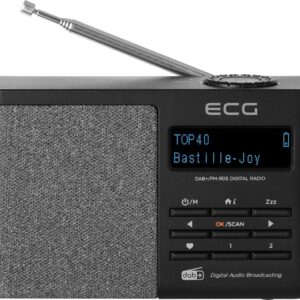 Radio portabil ECG RD 250 DAB Black, FM