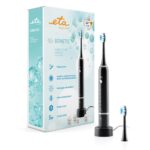 Periuta electrica sonica ETA Sonetic 9707 90010, senzor de presiune, baterie Li-ion 3.7 V, cronometru, negru