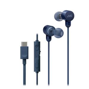 Casti JVC HA-FR29UC-A-U, Cu fir, In-Ear, Microfon, USB-C, Functie Mod Sunet, Husa, albastru - RESIGILAT