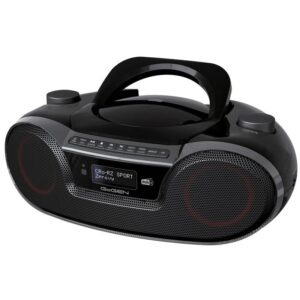 Radioreceptor stereo cu CD GoGEN CDM 490 BTDABS, 16 W, Bluetooth, USB, afisaj LCD, ceas, telecomanda, negru