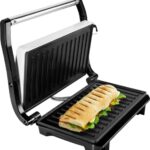 Sandwich maker & grill ECG S 1070 Panini, 700W, placi nonaderente