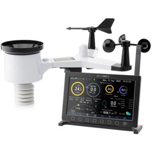 Statie profesionala SMART GoGEN ME 7900, Wi-Fi, ecran color 7”, senzor extern complet, masurare vant, ploaie, UV, temperatura si umiditate, aplicatie WSView Plus, negru